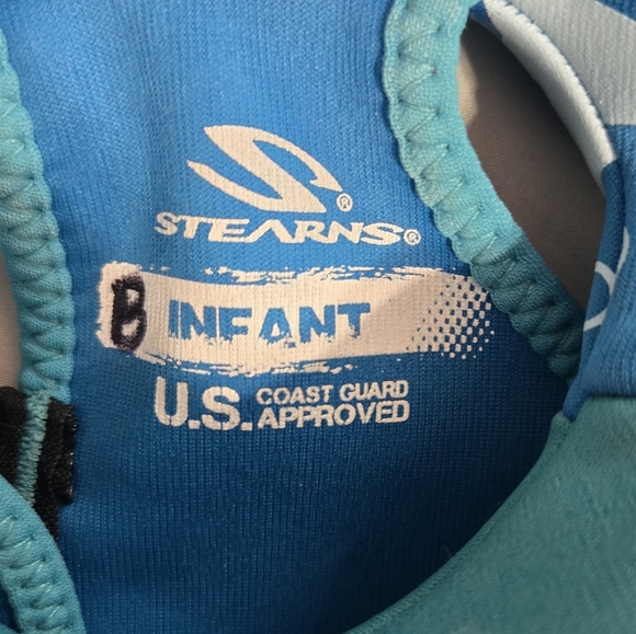 Stearns Life Vest Jacket Infant Puddle Jumper Hydroprene Under 30LB Seahorse - Picture 4 of 6